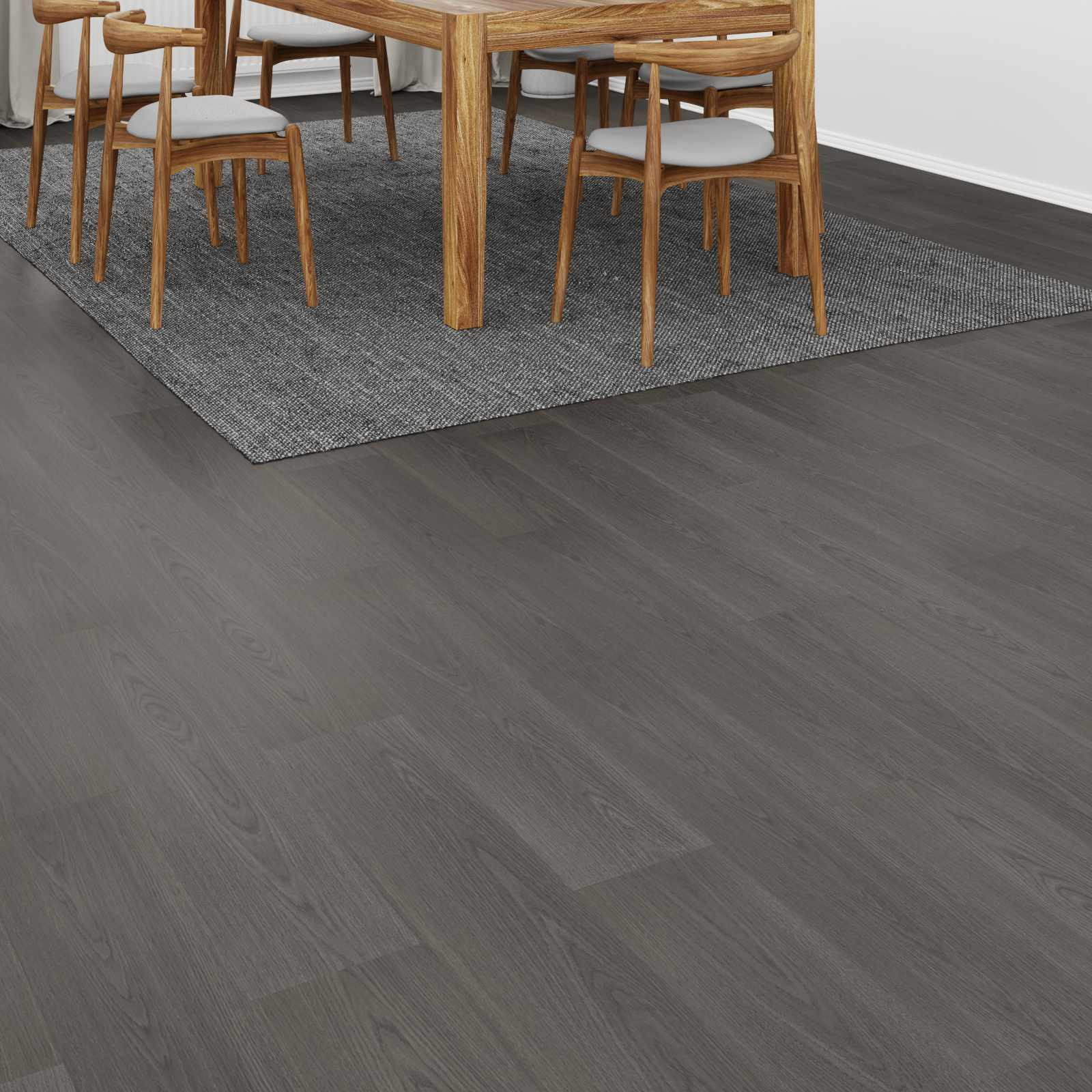 vidaXL Laminatboden 5 pcs Warmer Grau 101 x 20 x 0,8 cm Holzwerkstoff