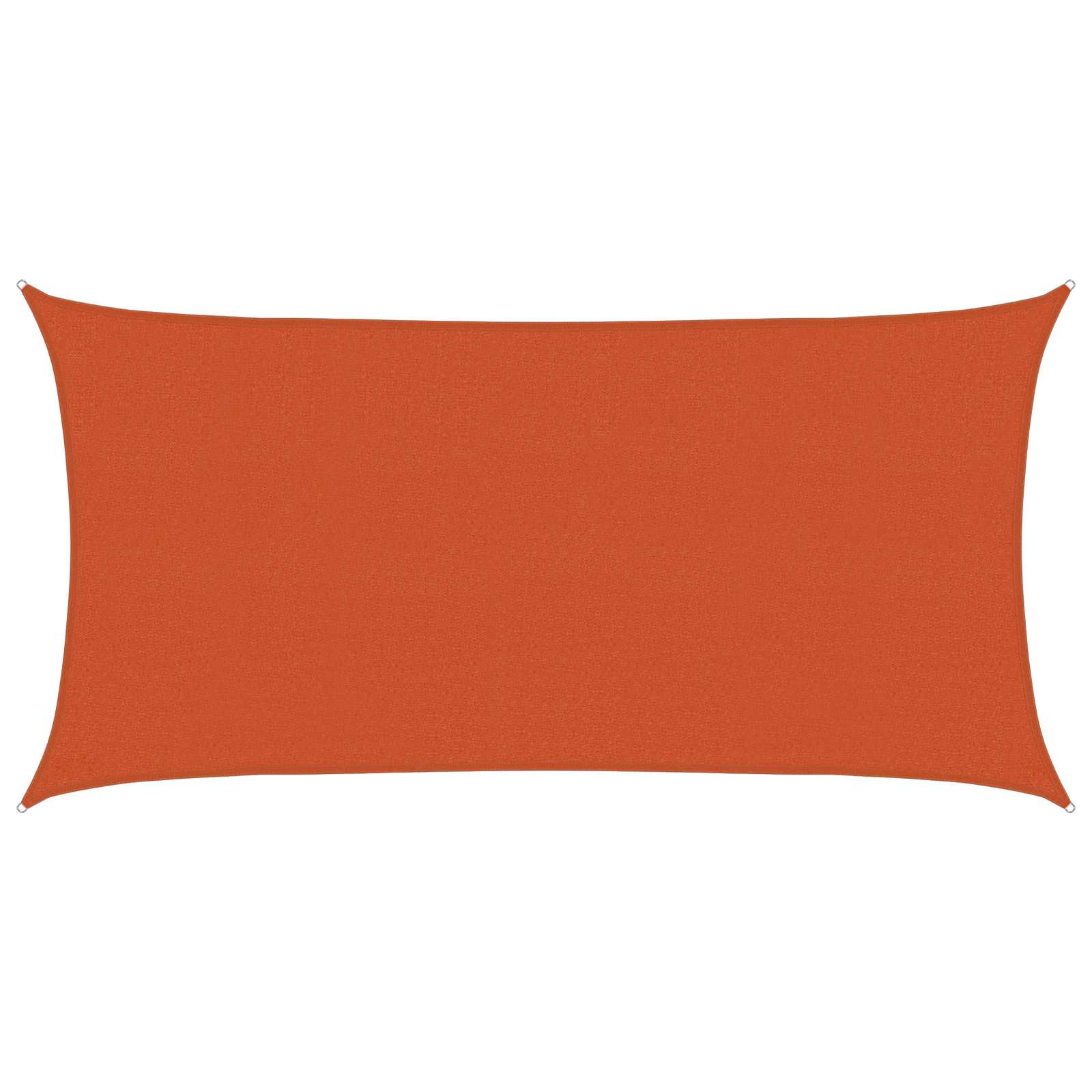 vidaXL Sonnensegel Orange 2,5 x 6 m HDPE
