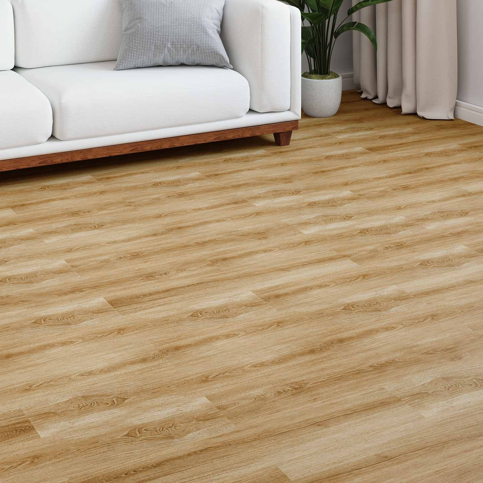 vidaXL Laminatboden 5 pcs Rustikales Braun 101 x 20 x 0,8 cm