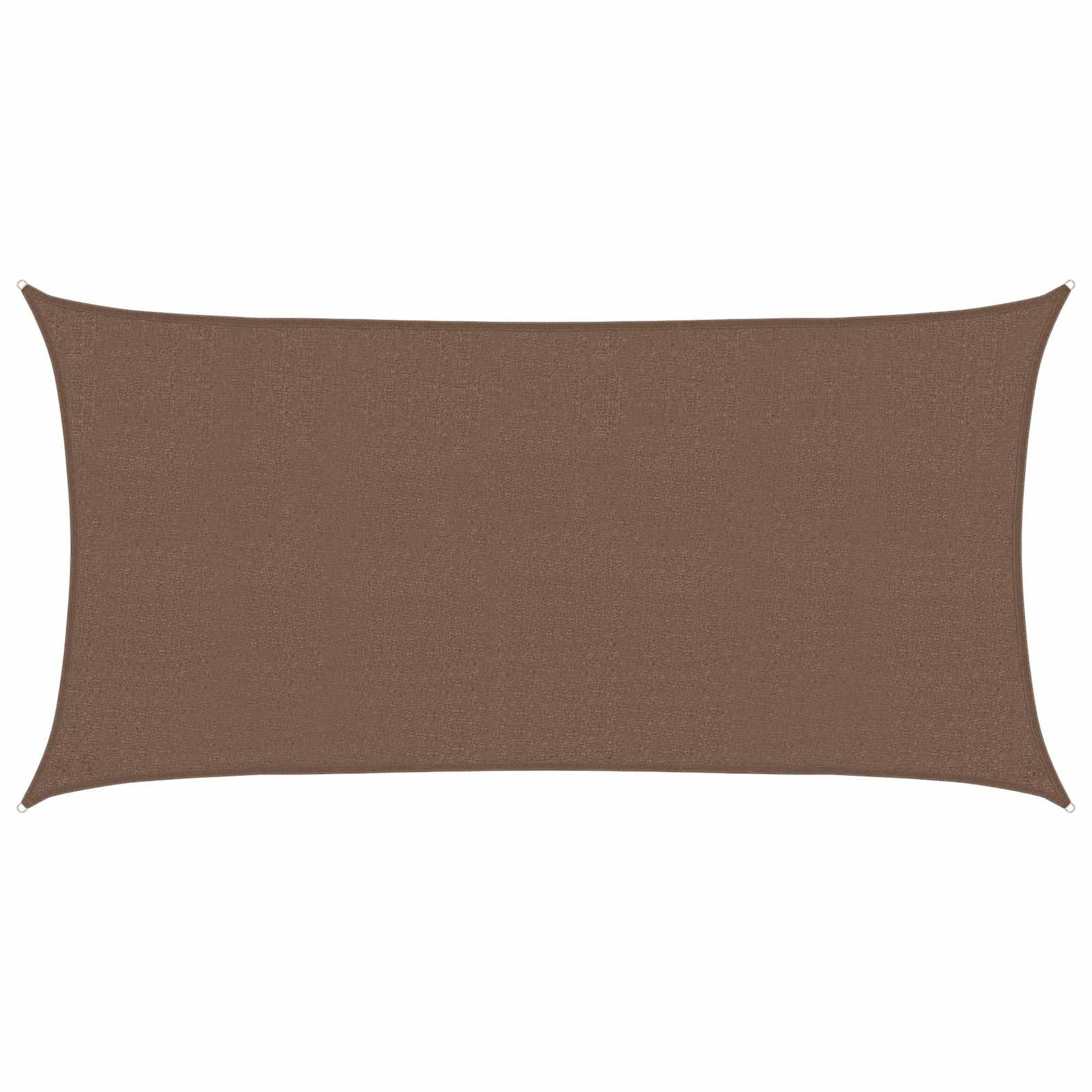 vidaXL Sonnensegel Braun 2,5 x 6 m HDPE