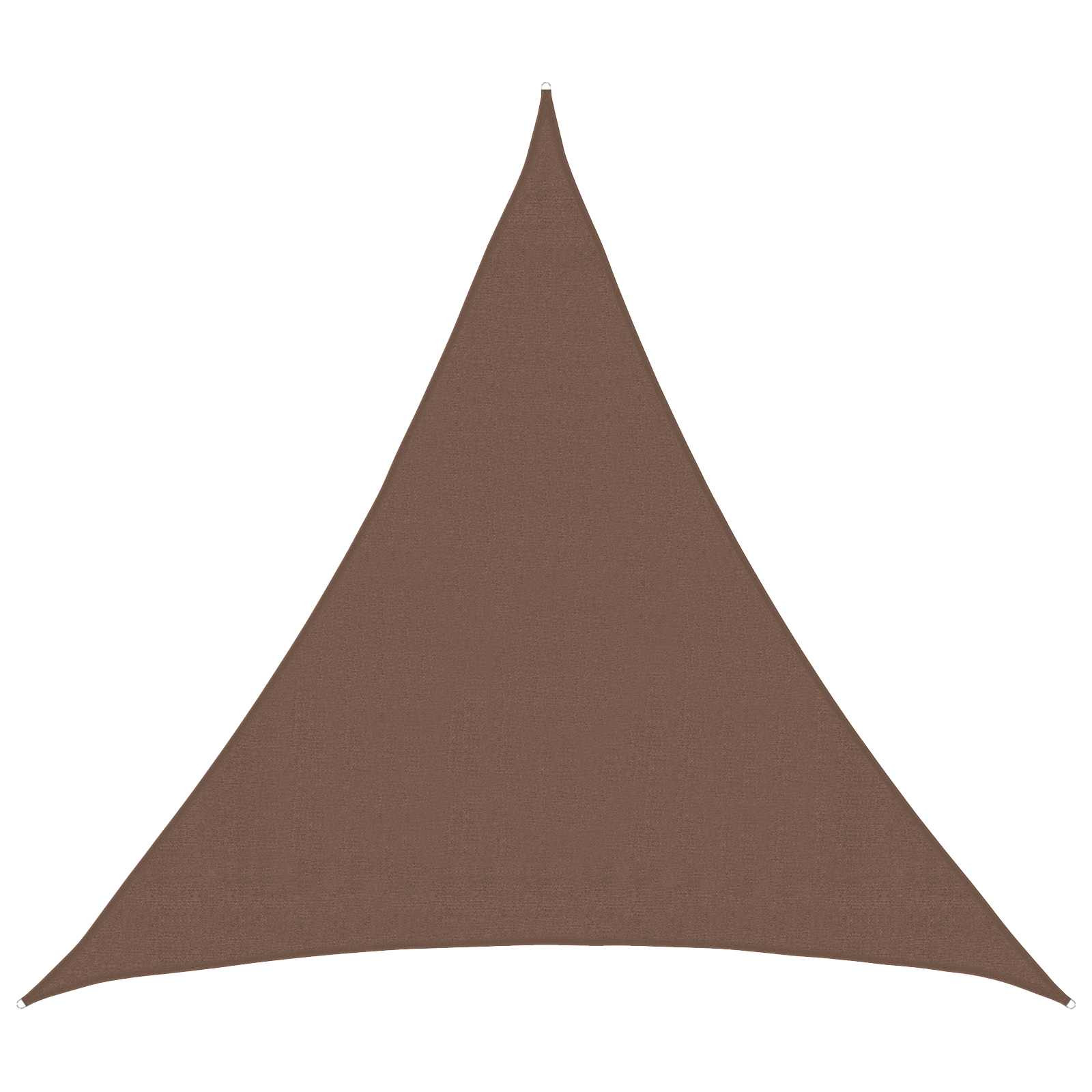 vidaXL Sonnensegel Braun 2 x 2 x 2 m HDPE