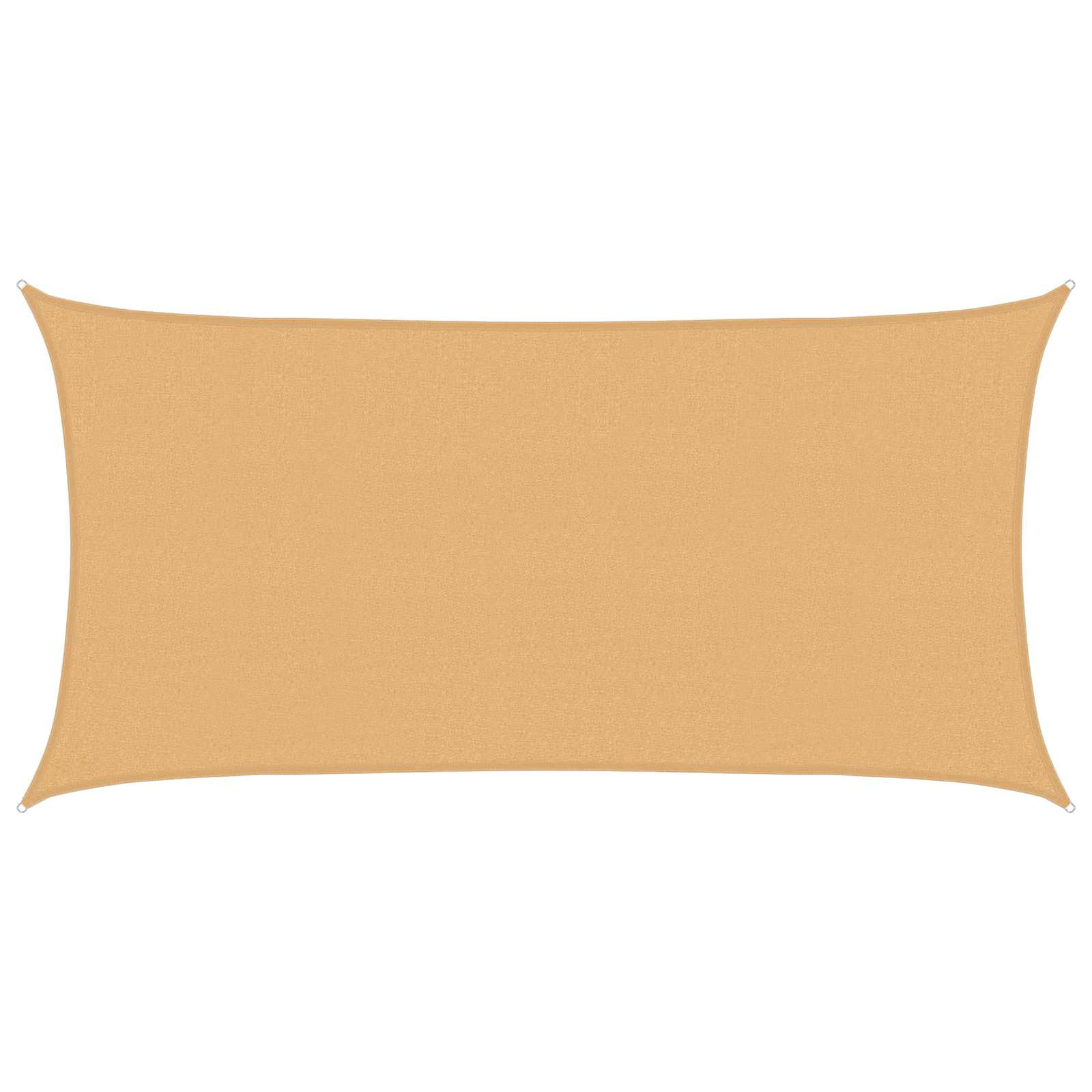 vidaXL Sonnensegel Sand 2 x 6 m HDPE