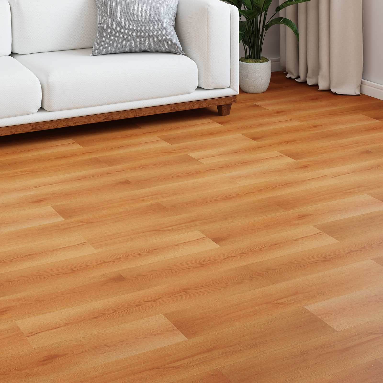 vidaXL Laminatboden 15 pcs Beige 101 x 20 x 0,8 cm Holzwerkstoff