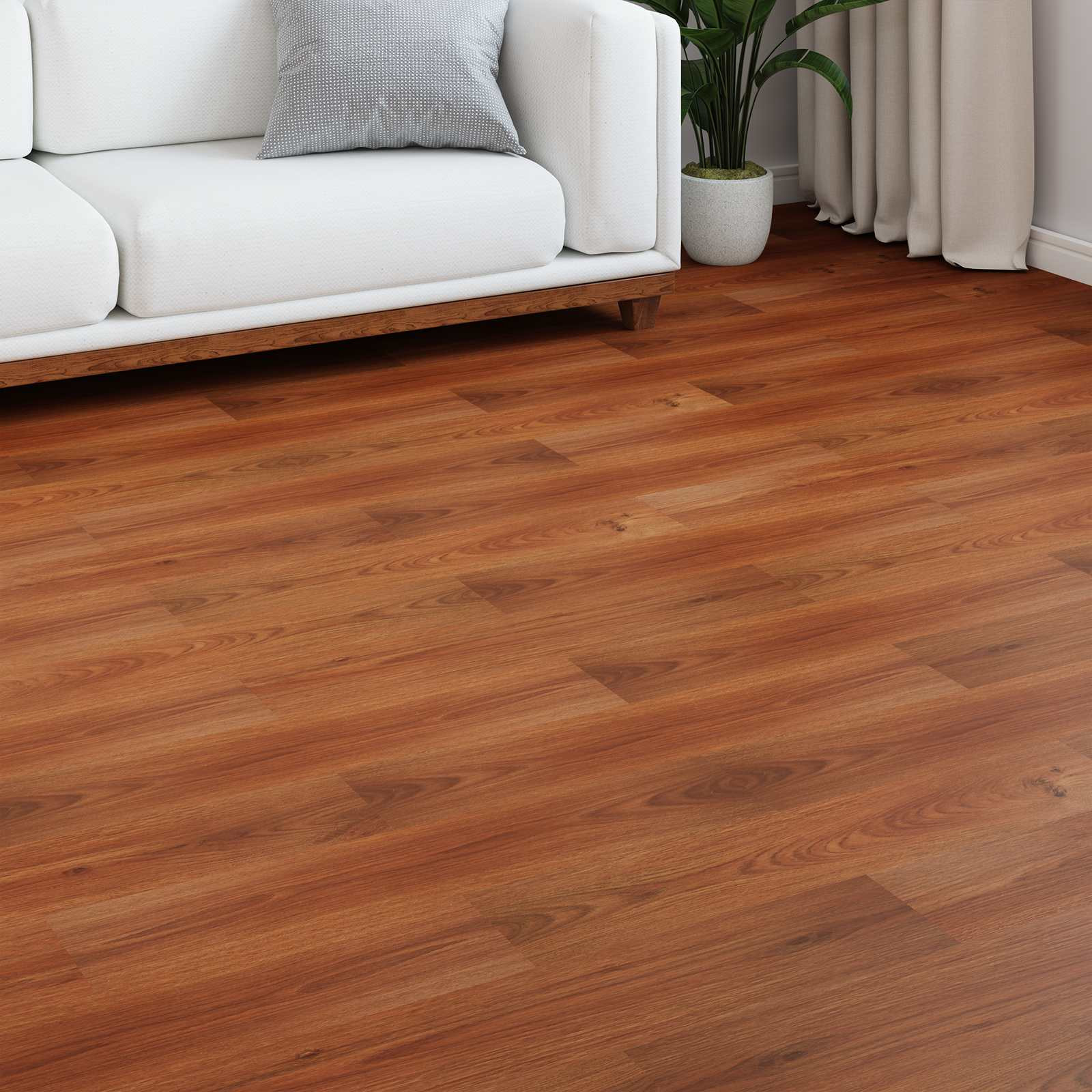 vidaXL Laminatboden Honigbraun 101 x 20 x 0,8 cm 15 pcs Holzwerkstoff