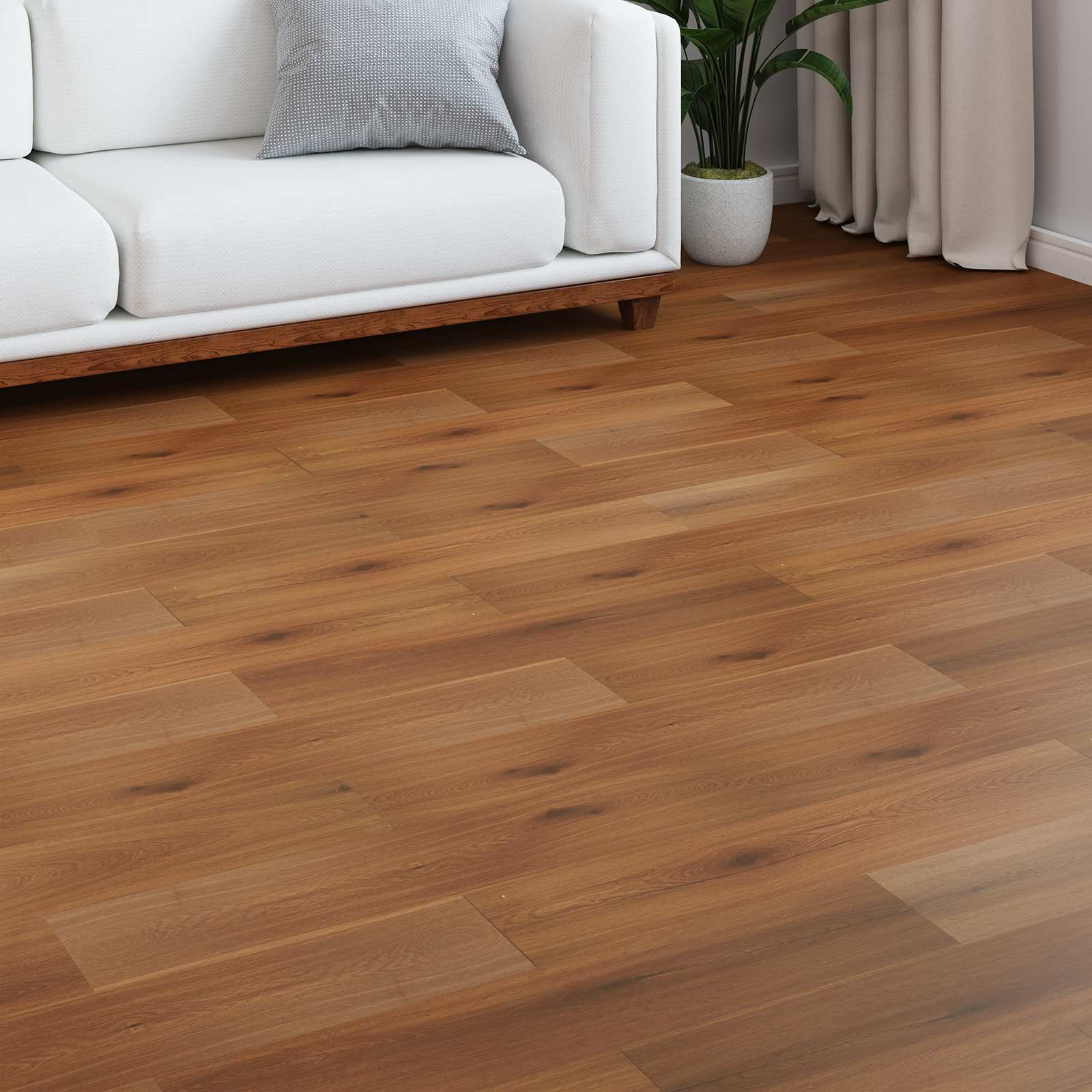 vidaXL Laminatboden 15 pcs Goldgelb 101 x 20 x 0,8 cm Holzwerkstoff