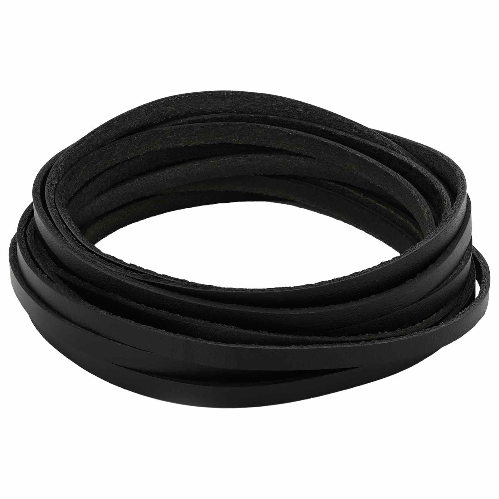 vidaXL Lederriemen Schwarz 1000 x 0,6 cm Leder