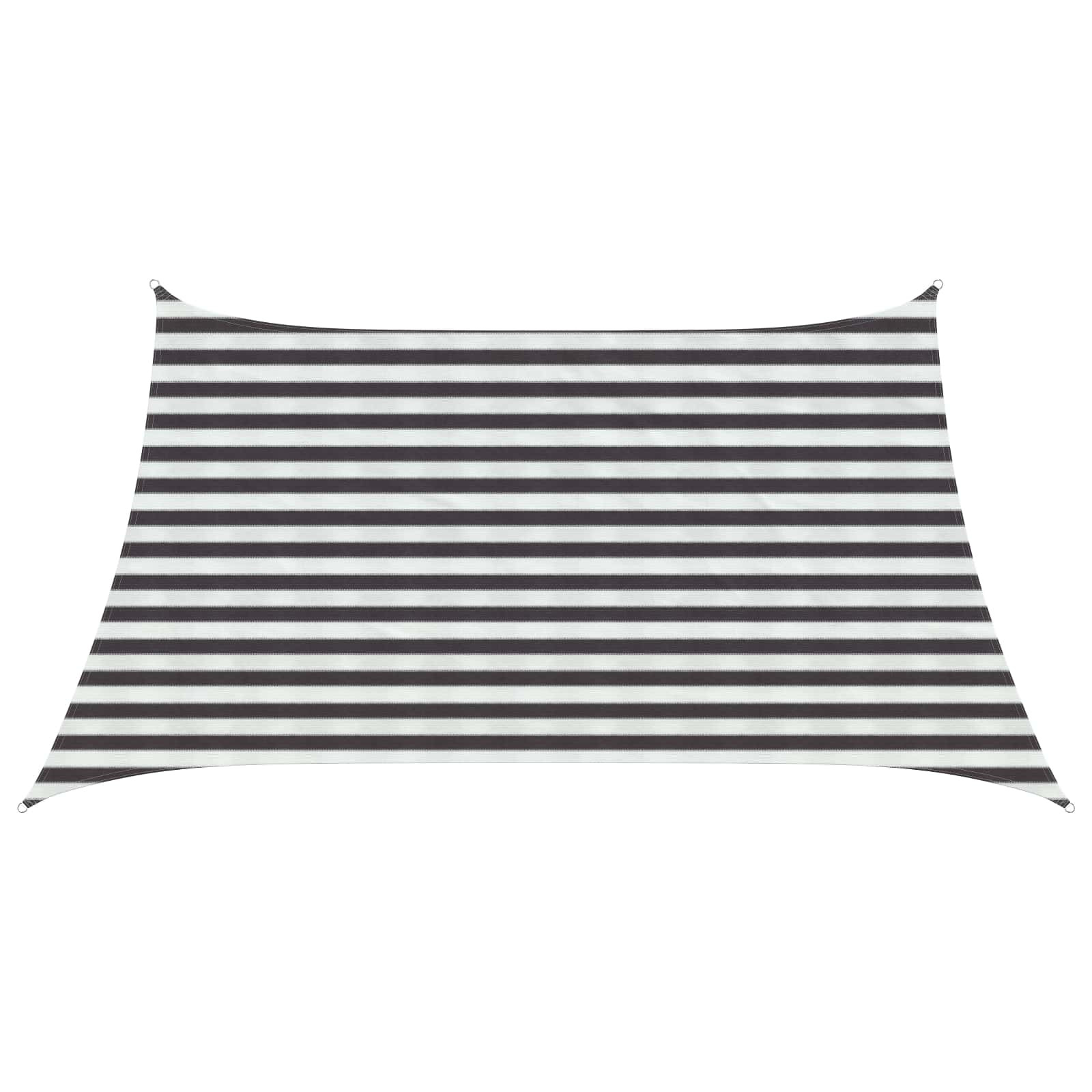 vidaXL Sonnensegel Anthrazit und Weiß 3 / 4 x 2 m HDPE