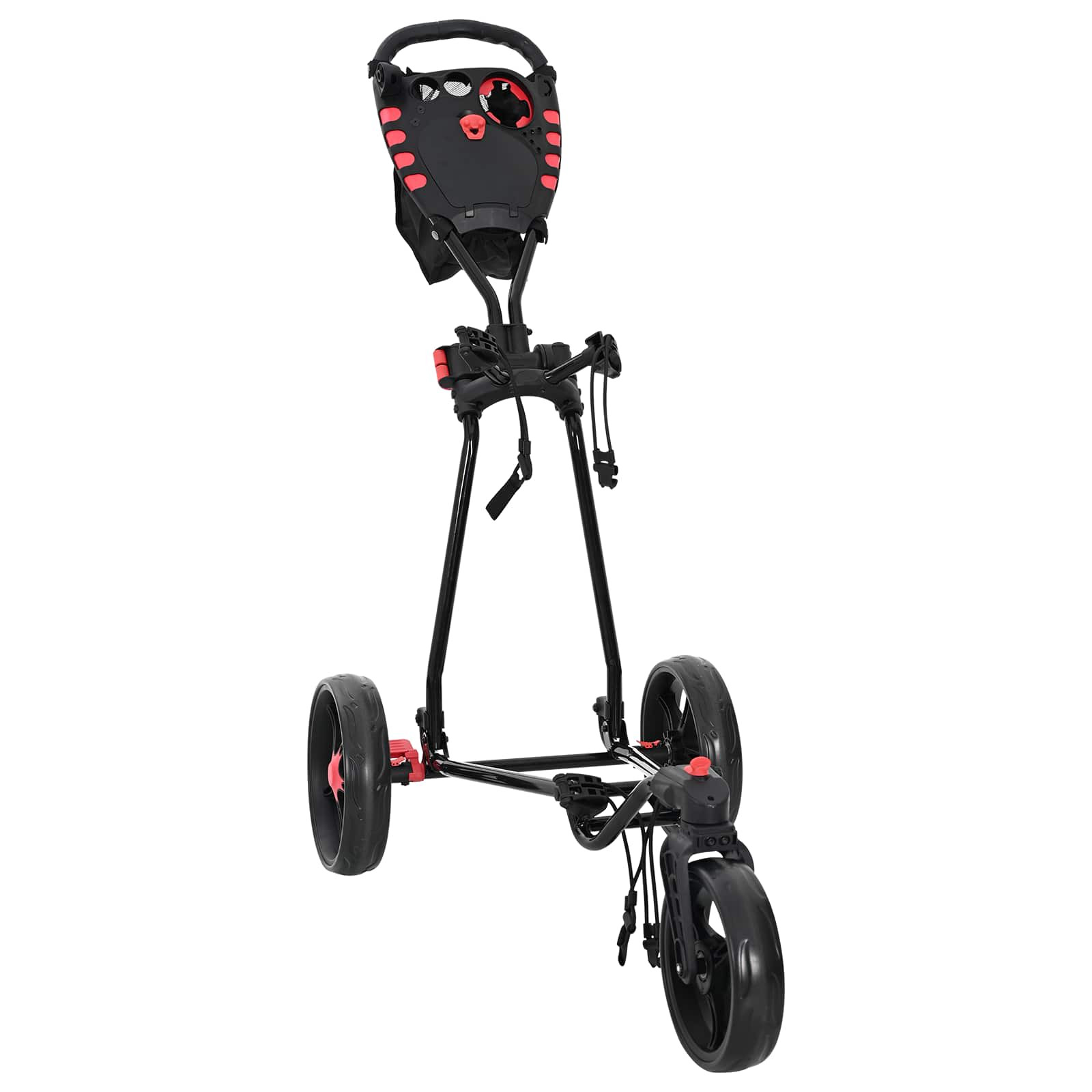 vidaXL Golf-Dolly Schwarz 110 x 60 x 132 cm Eisen