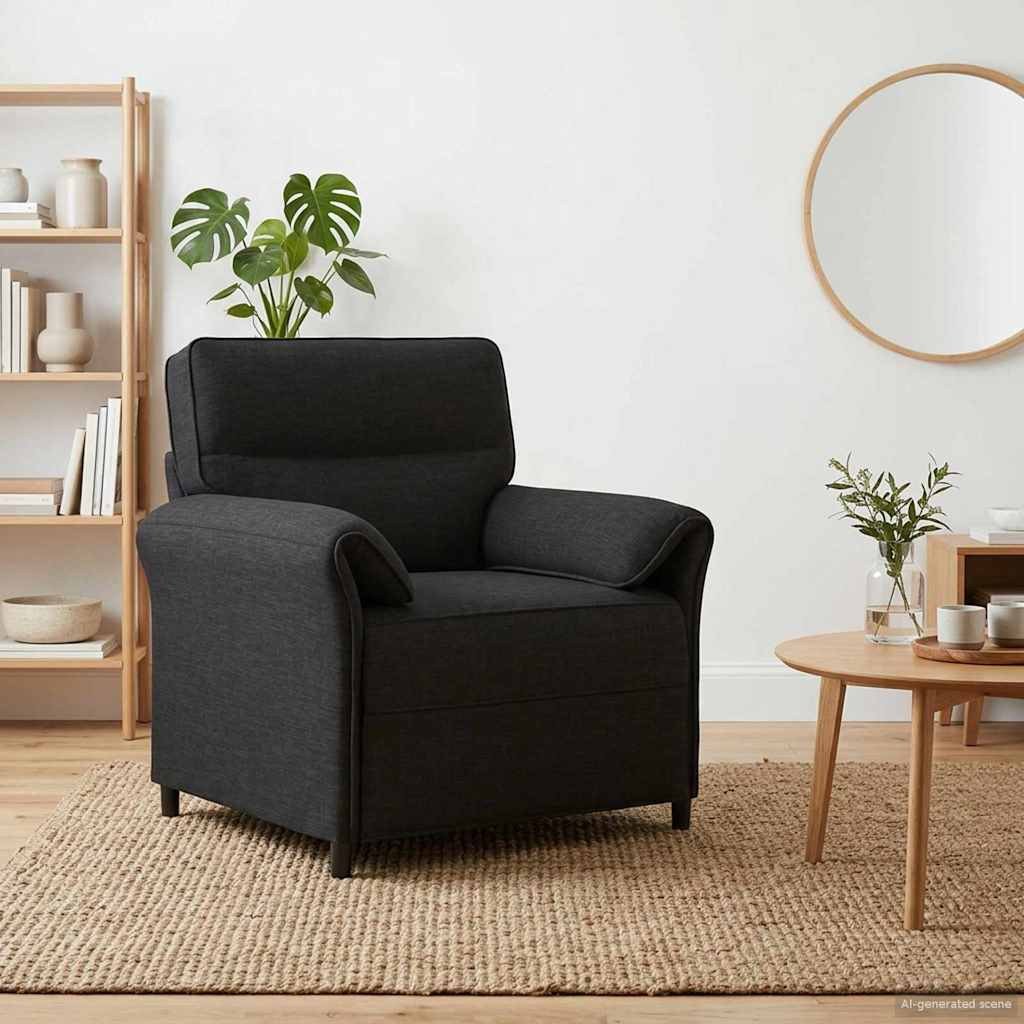 vidaXL Sofa 100% Polyester, Metallrahmen, MDF, Sperrholz