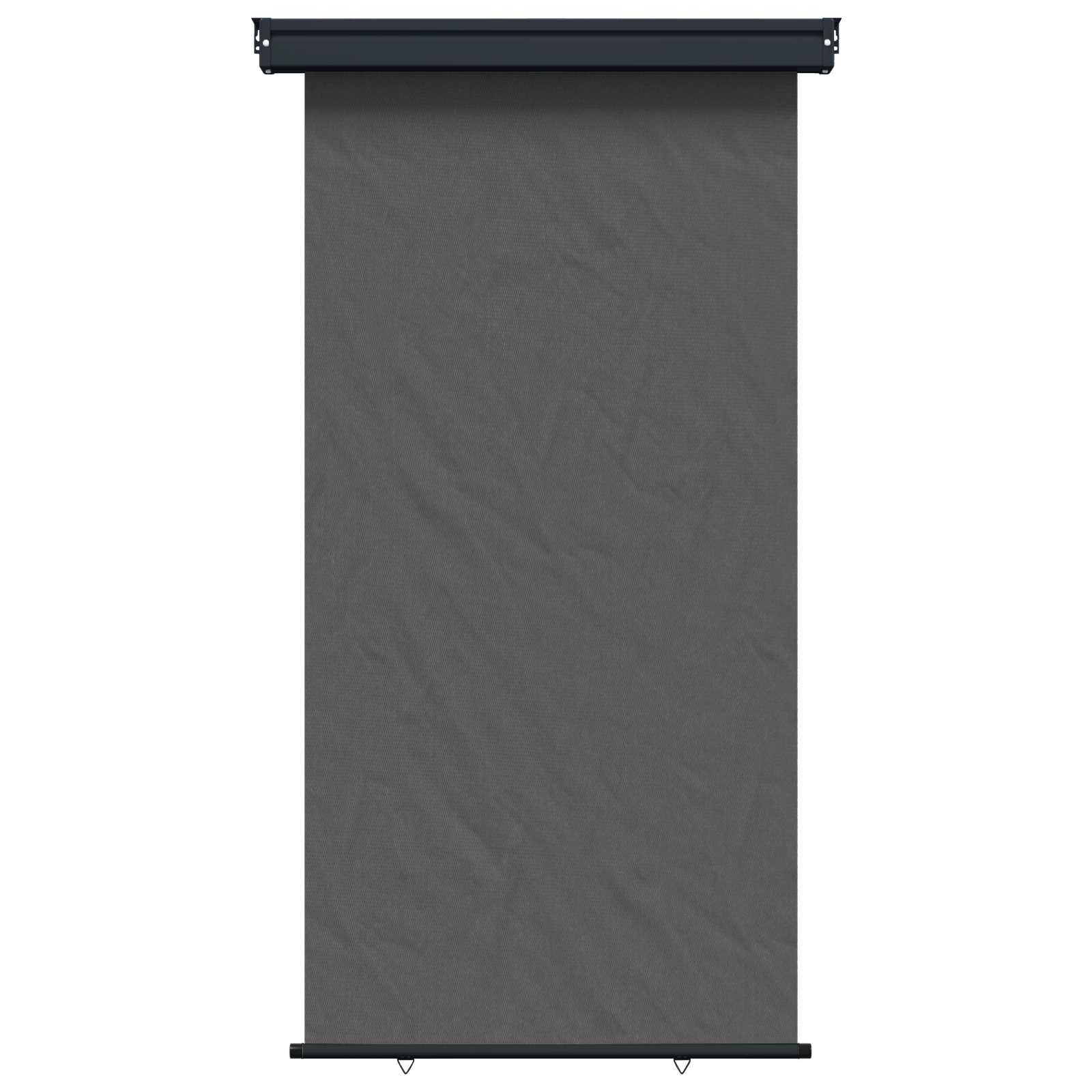 vidaXL Balkon Seitenmarkise 117 x 250 cm 100% Polyester Eisen Stahl