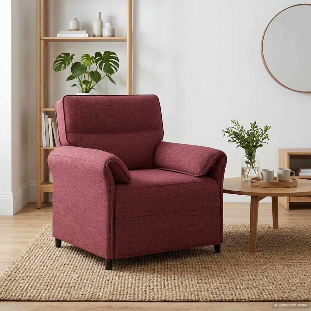 vidaXL Sofa 100% Polyester, Metallrahmen, MDF, Sperrholz