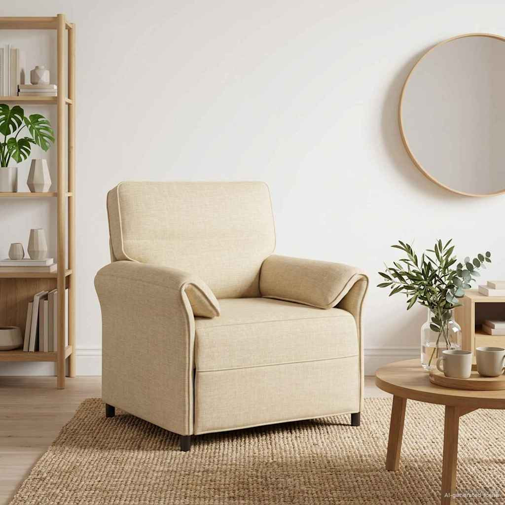 vidaXL Sofa 100% Polyester, Metallrahmen, MDF, Sperrholz