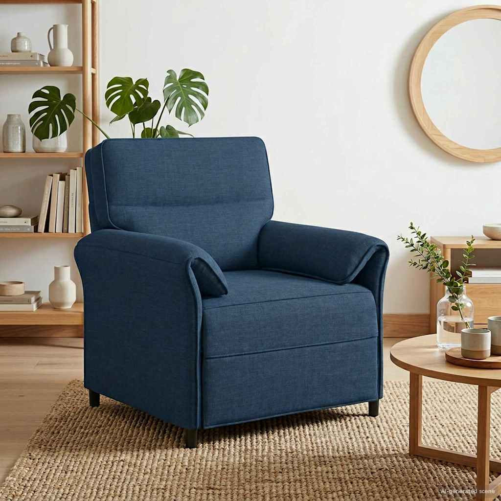 vidaXL Sofa 100% Polyester, Metallrahmen, MDF, Sperrholz