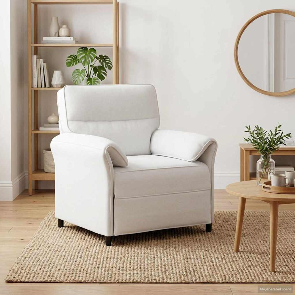 vidaXL Sofa 100% Polyester, Metallrahmen, MDF, Sperrholz
