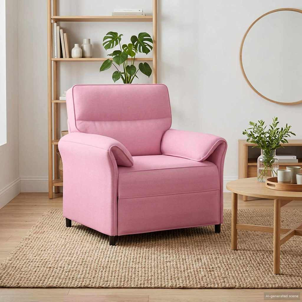 vidaXL Sofa 100% Polyester, Metallrahmen, MDF, Sperrholz