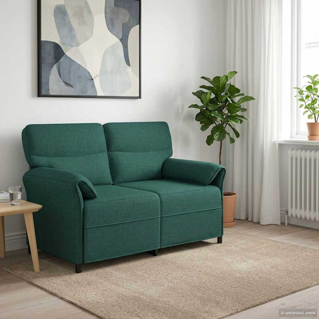 vidaXL Sofa 100% Polyester, Metallrahmen, MDF, Sperrholz