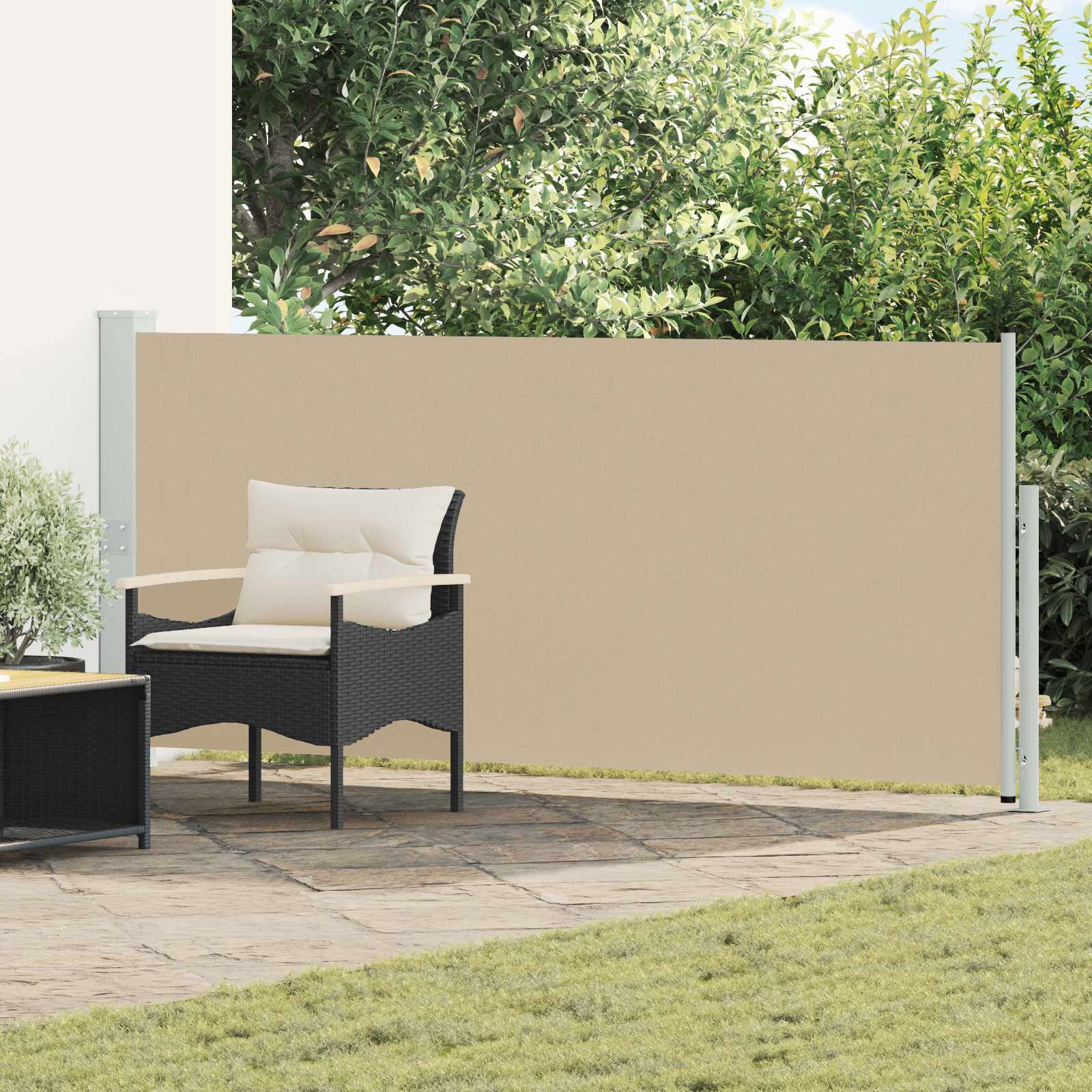vidaXL Ausziehbare Seitenmarkise 140 x 300 cm