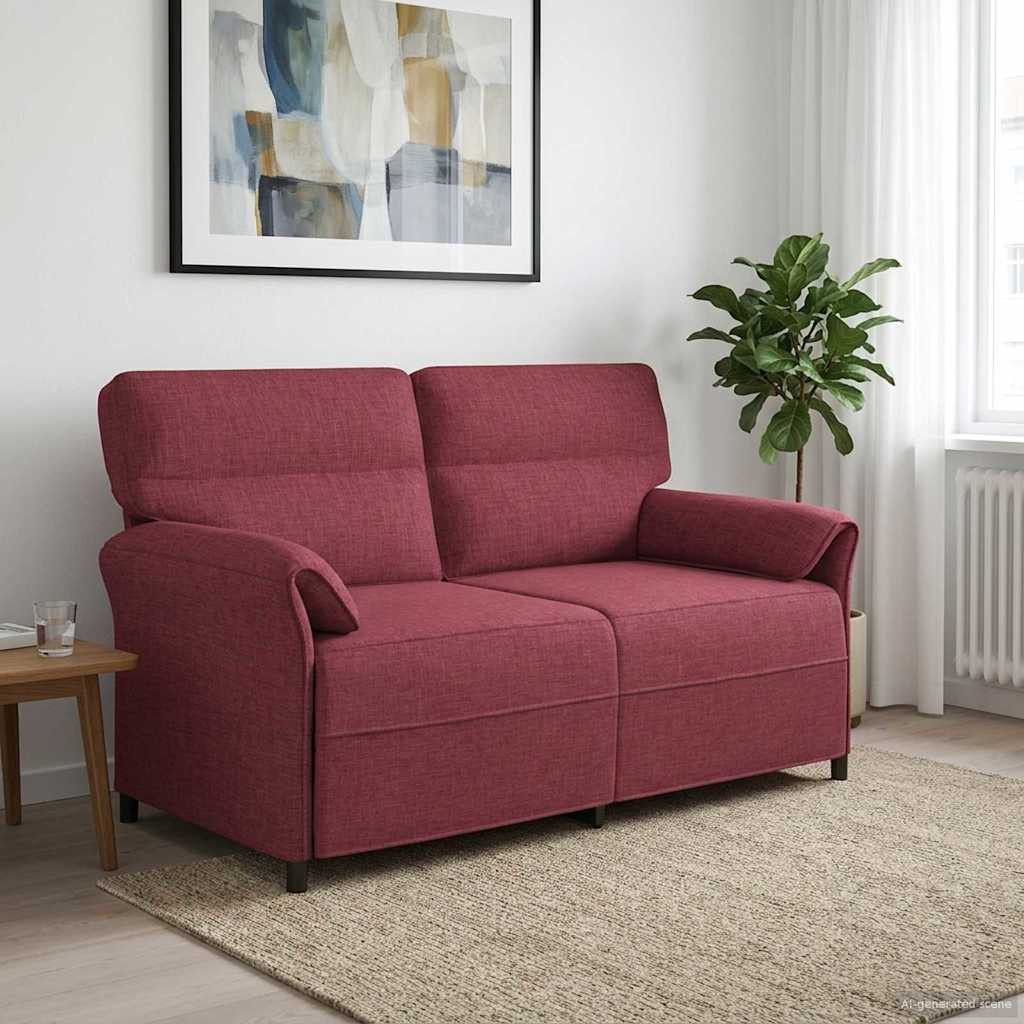 vidaXL Sofa 100% Polyester, Metallrahmen, MDF, Sperrholz