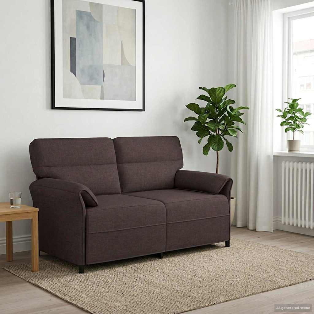 vidaXL Sofa 100% Polyester, Metallrahmen, MDF, Sperrholz