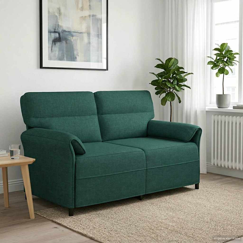 vidaXL Sofa 100% Polyester, Metallrahmen, MDF, Sperrholz