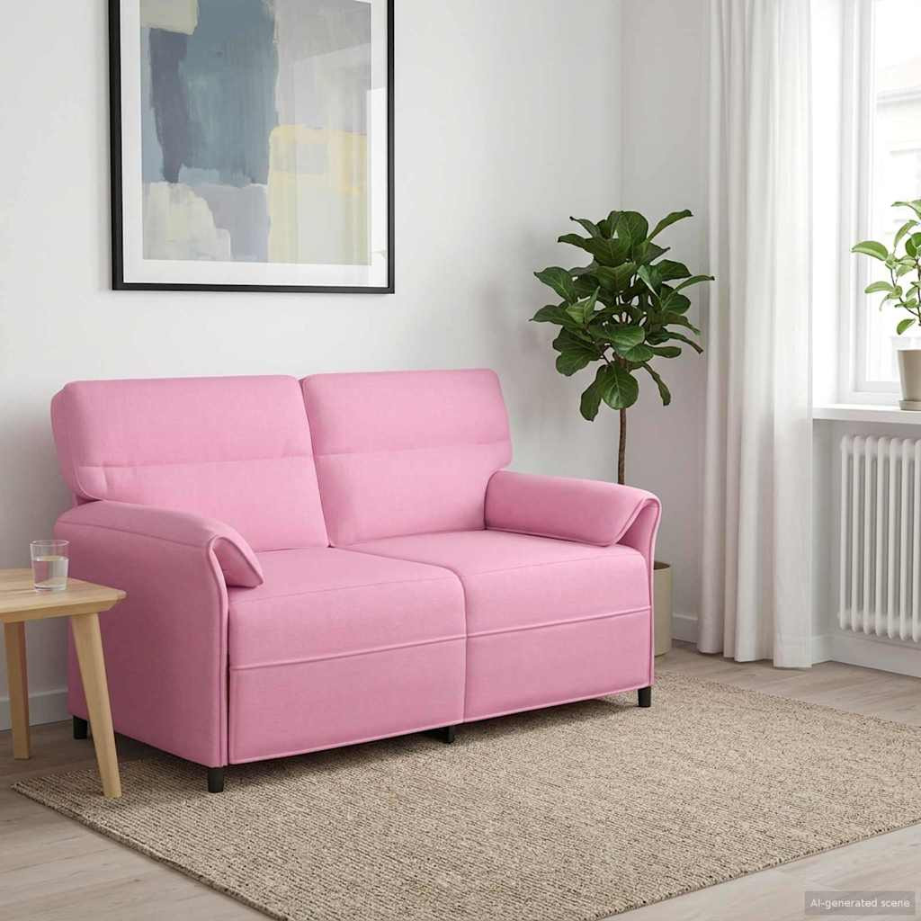vidaXL Sofa 100% Polyester, Metallrahmen, MDF, Sperrholz