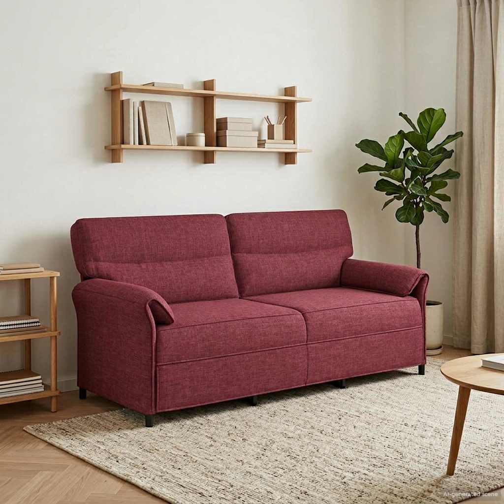 vidaXL Sofa 100% Polyester, Metallrahmen, MDF, Sperrholz