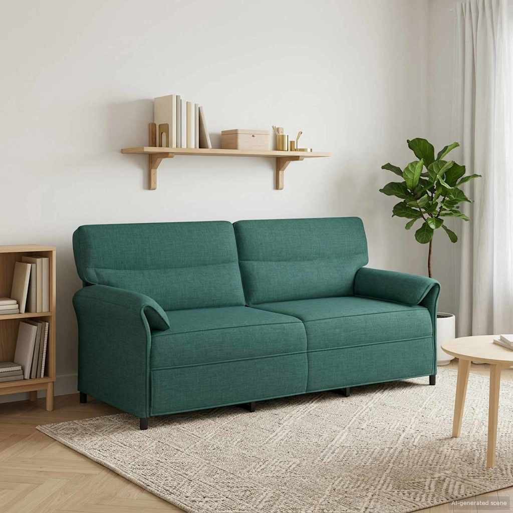 vidaXL Sofa 100% Polyester, Metallrahmen, MDF, Sperrholz