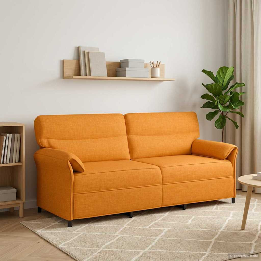 vidaXL Sofa 100% Polyester, Metallrahmen, MDF, Sperrholz