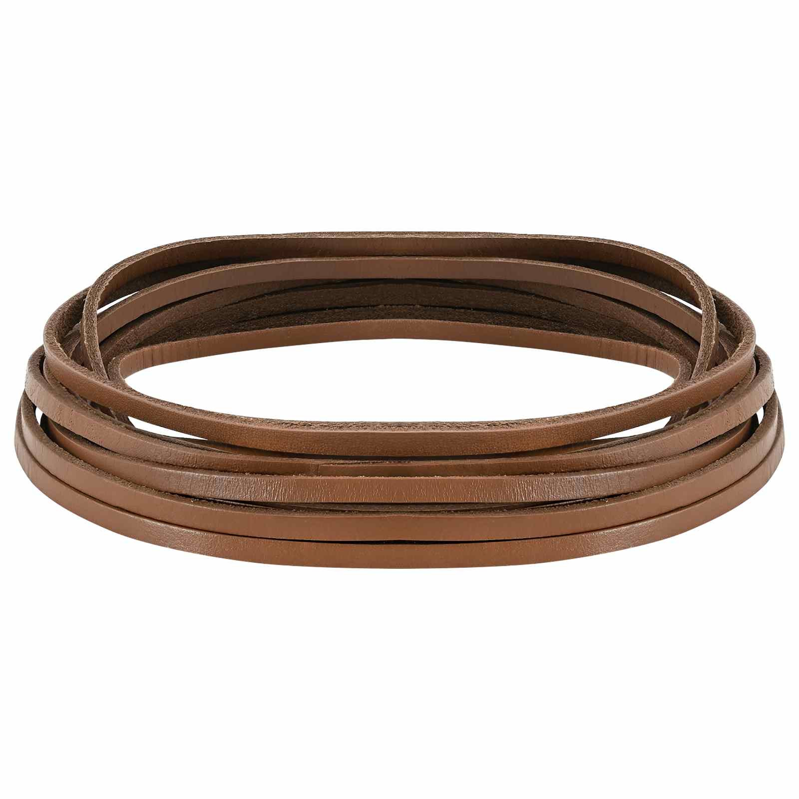 vidaXL Lederriemen Braun 1000 x 0,4 cm Leder