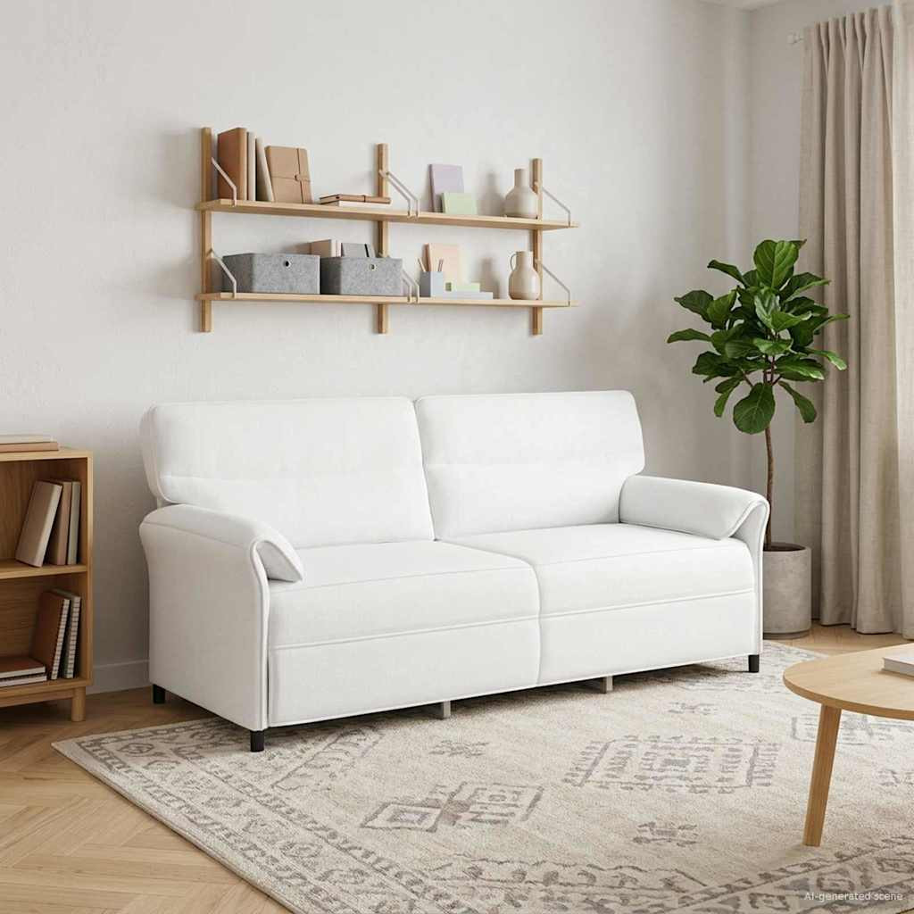 vidaXL Sofa 100% Polyester, Metallrahmen, MDF, Sperrholz