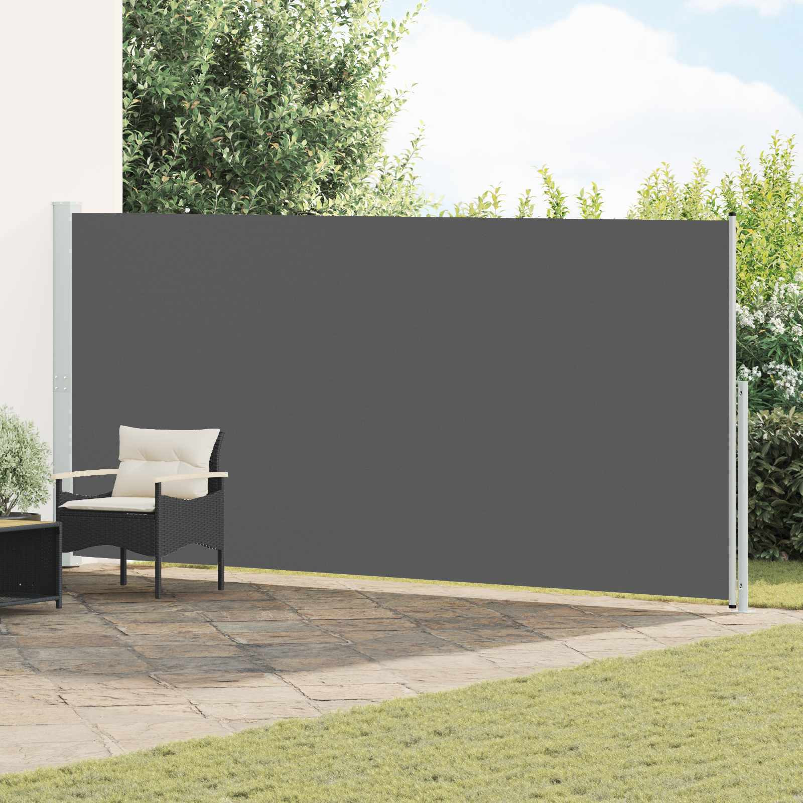 vidaXL Ausziehbare Seitenmarkise 180 x 500 cm