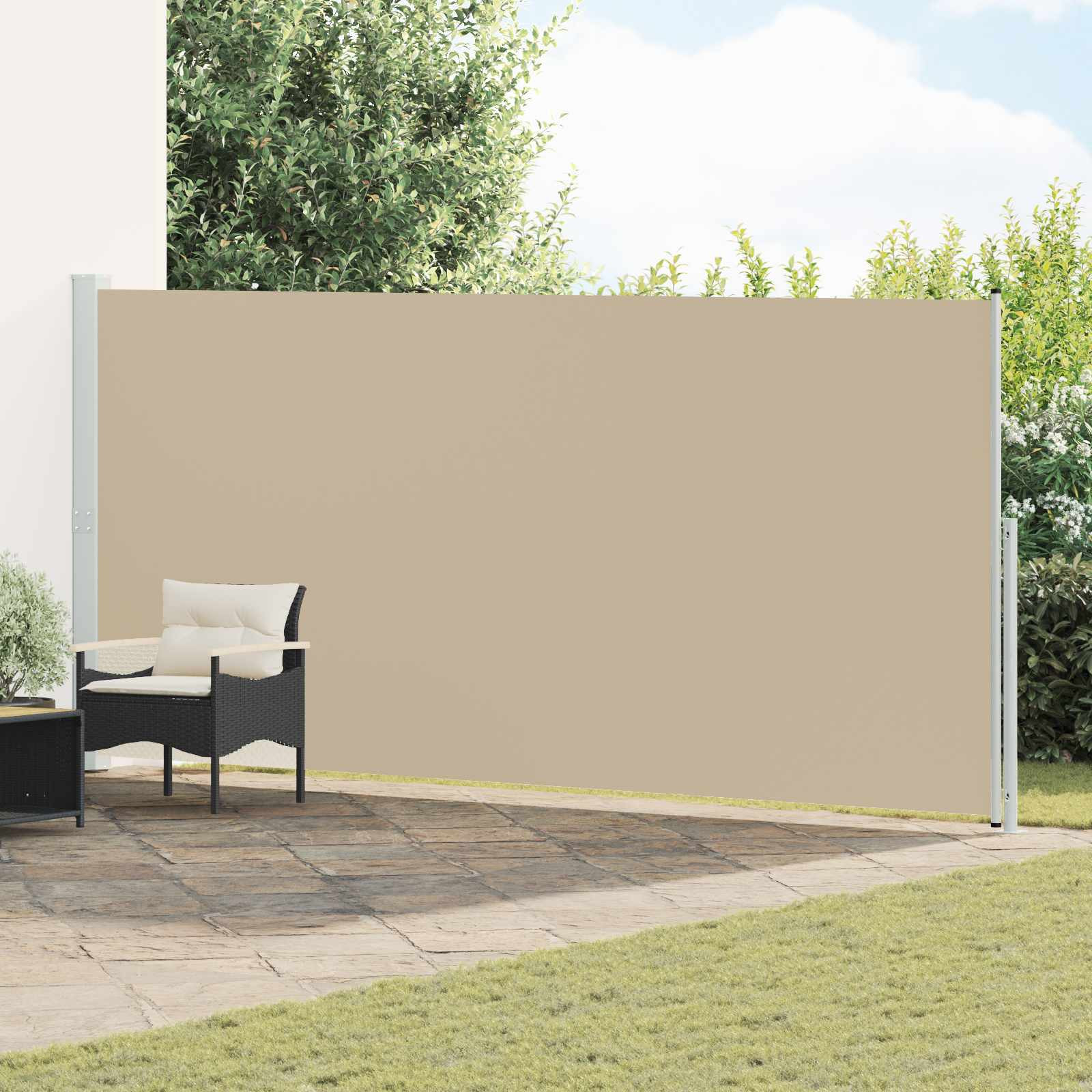 vidaXL Ausziehbare Seitenmarkise 200 x 500 cm