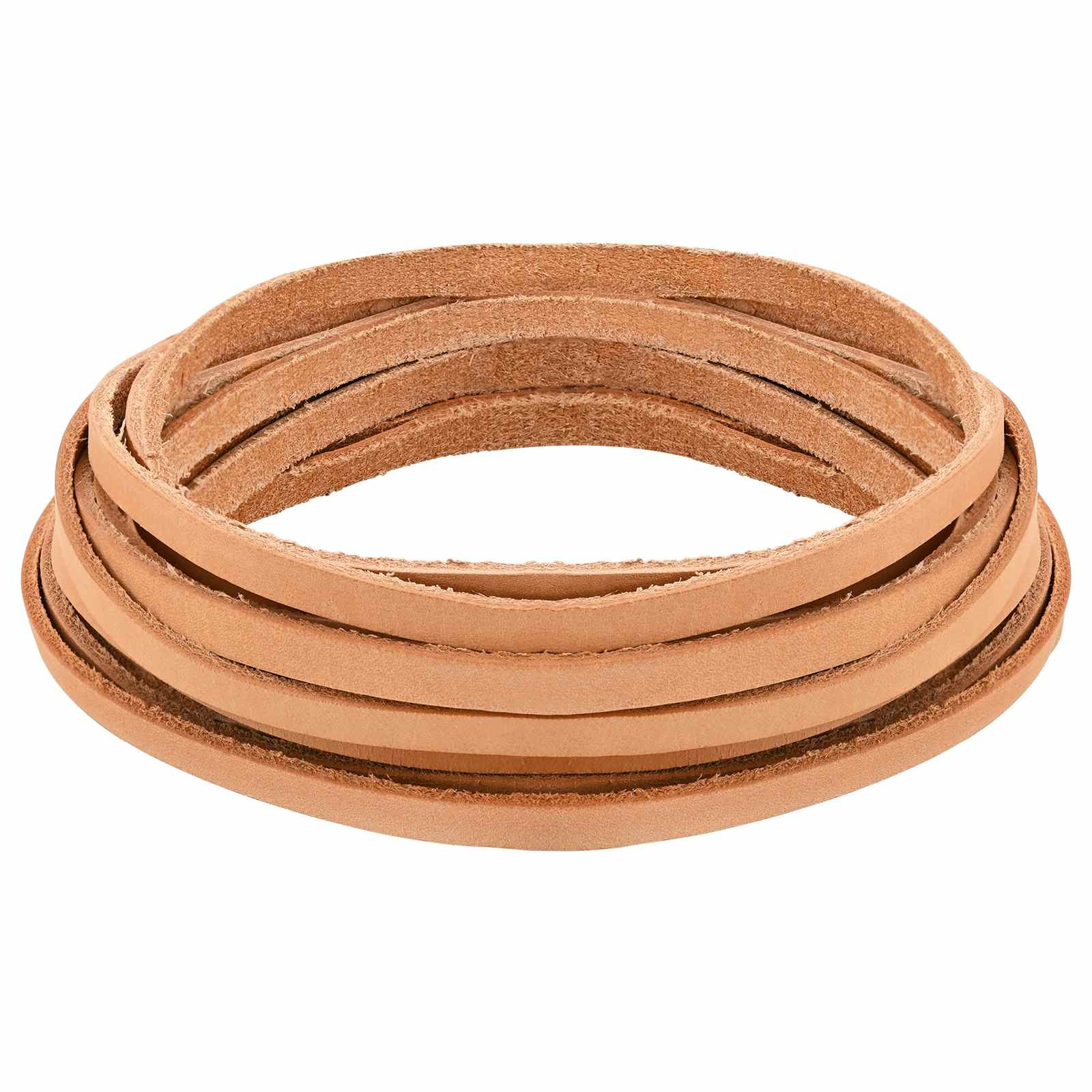 vidaXL Lederriemen Hellbraun 1000 x 0,6 cm Leder