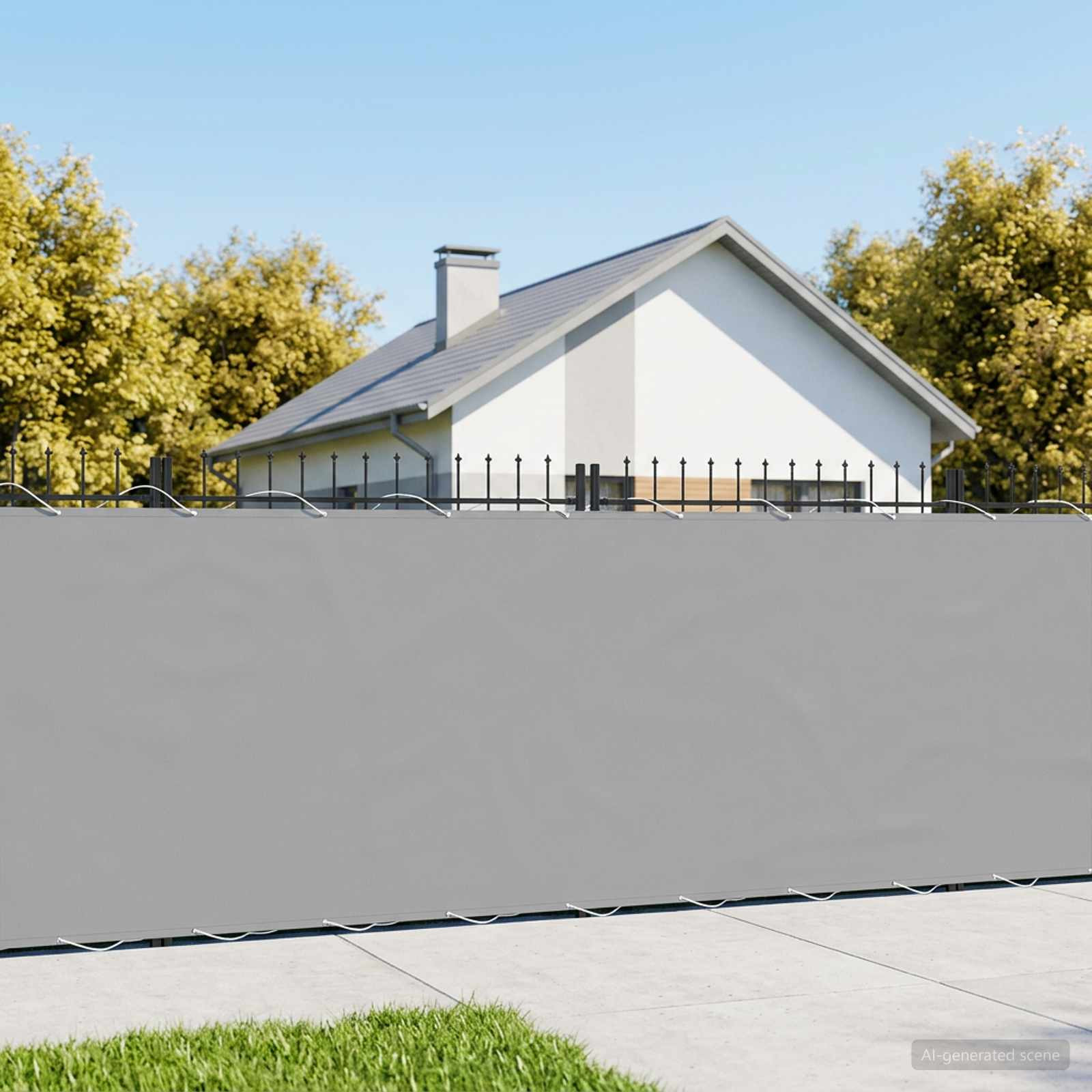 vidaXL Balkon Sichtschutz 1,5 x 25 m Stoff mit PU-Beschichtung