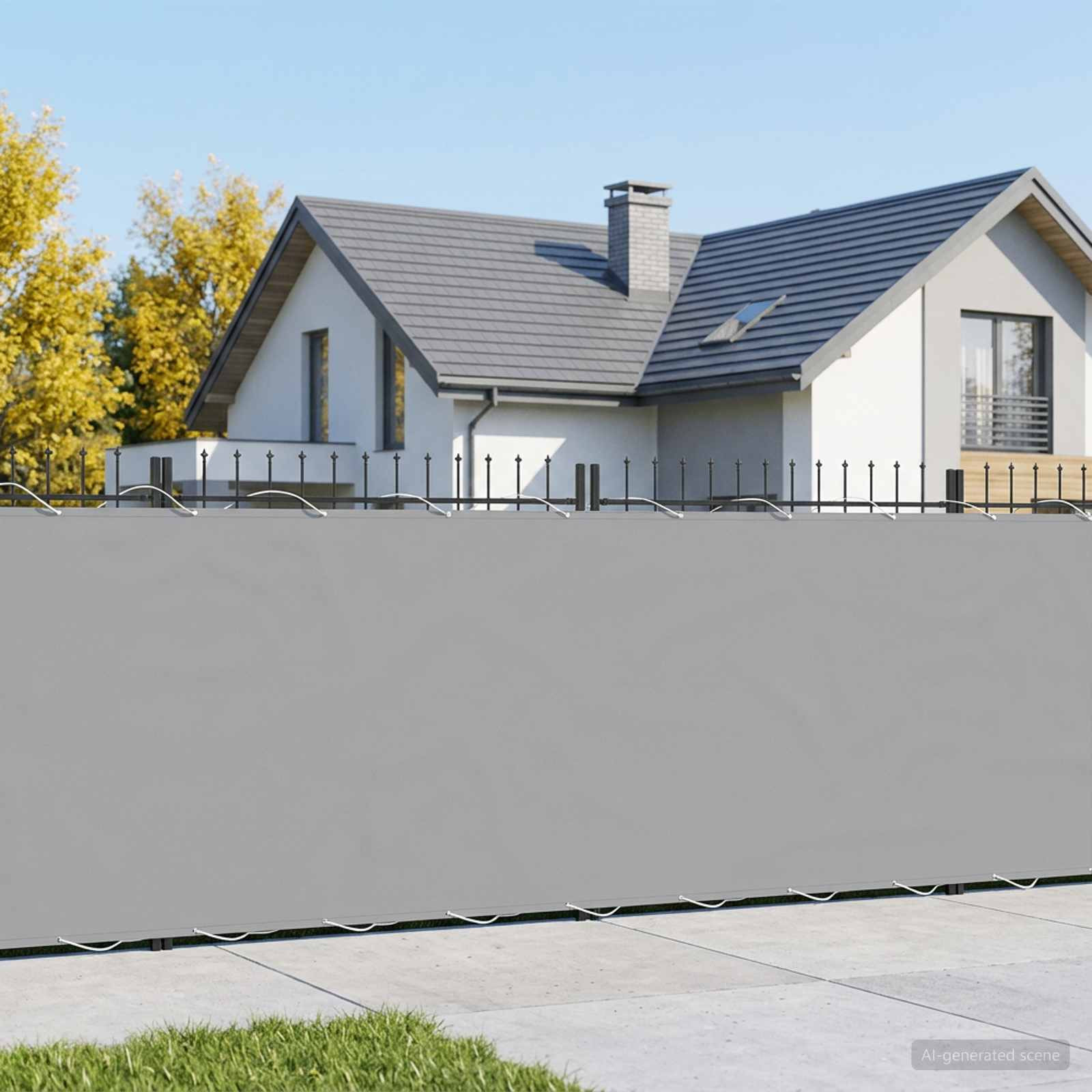 vidaXL Balkon Sichtschutz 1,8 x 25 m Stoff mit PU-Beschichtung