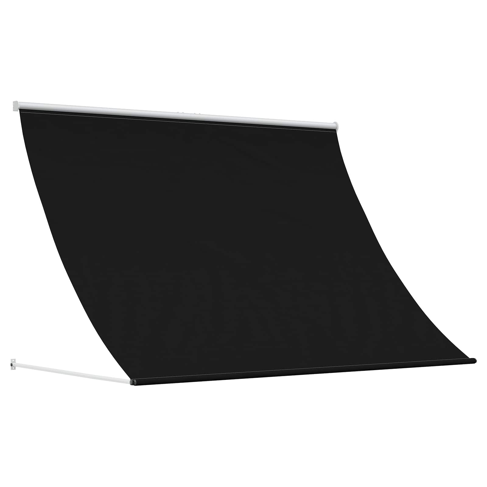 vidaXL Markise Schwarz 100 x 150 cm