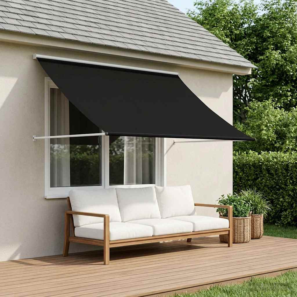 vidaXL Markise Schwarz 250 x 150 cm