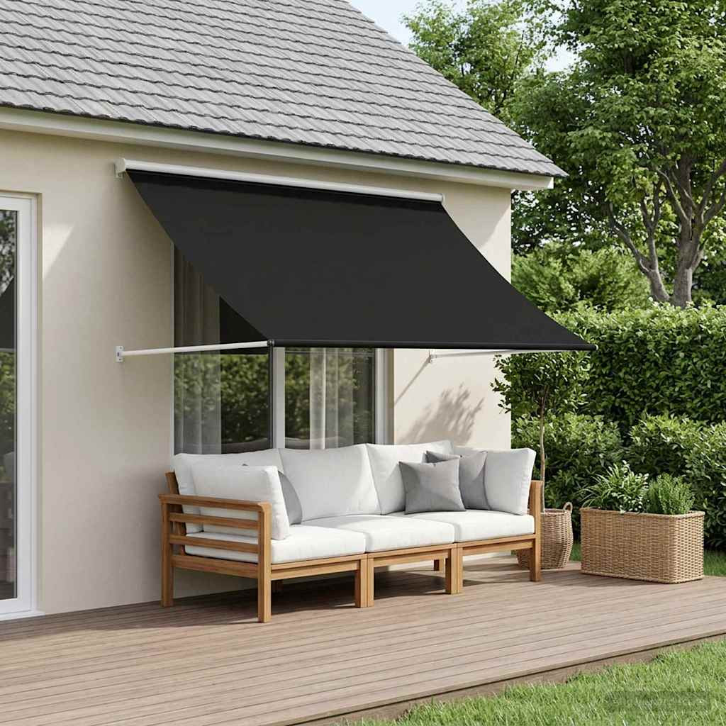 vidaXL Markise Schwarz 300 x 150 cm