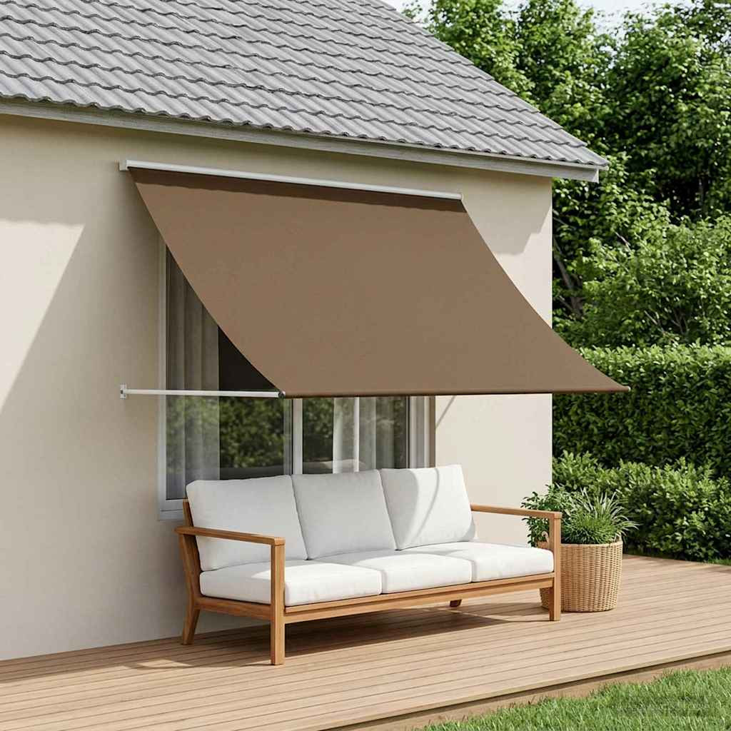 vidaXL Markise Taupe 100 x 150 cm