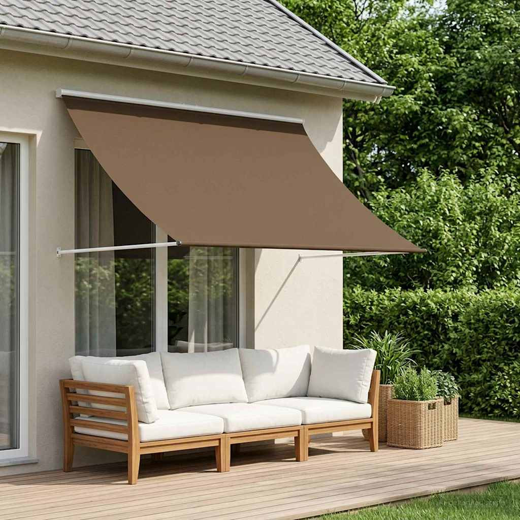 vidaXL Markise Taupe 150 x 150 cm