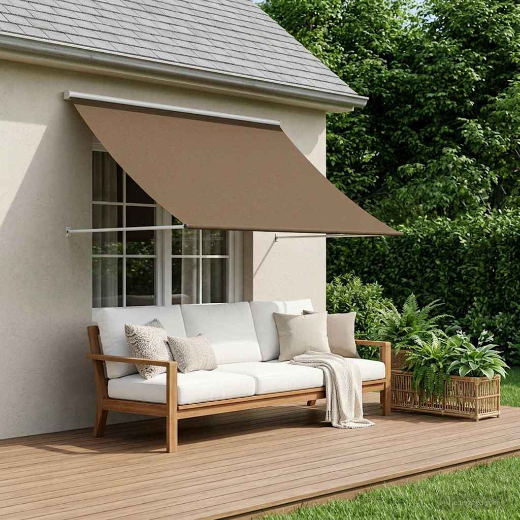 vidaXL Markise Taupe 300 x 150 cm