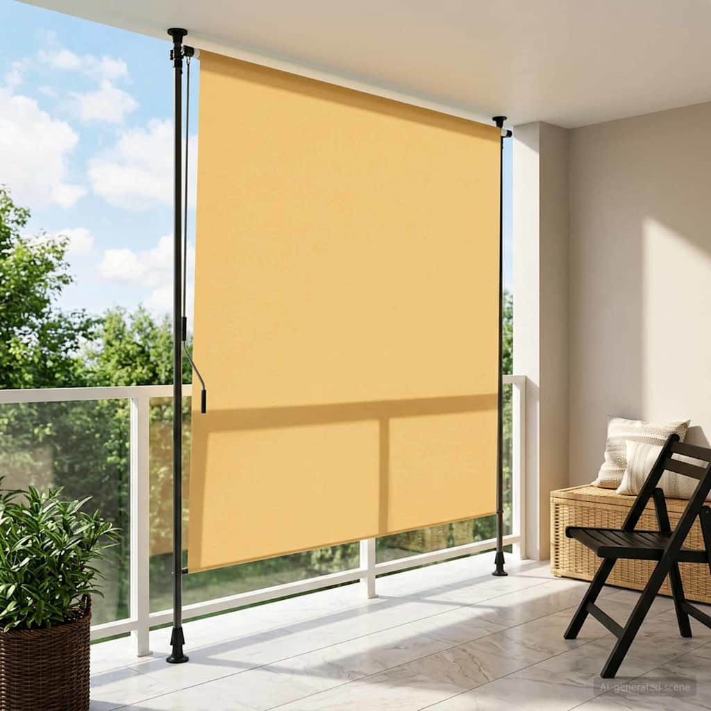 vidaXL Outdoor Rollo Sand 100 x 270 cm
