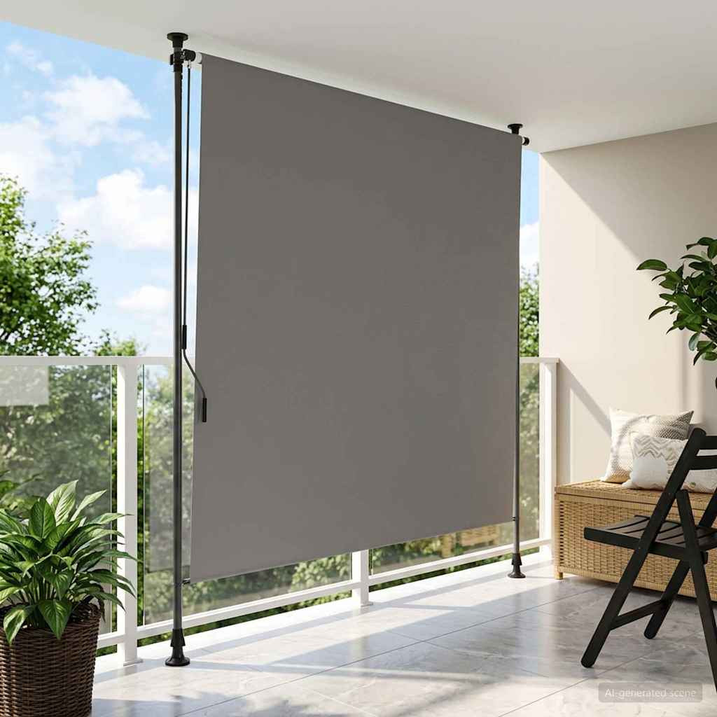 vidaXL Outdoor Rollo Hellgrau 200 x 270 cm