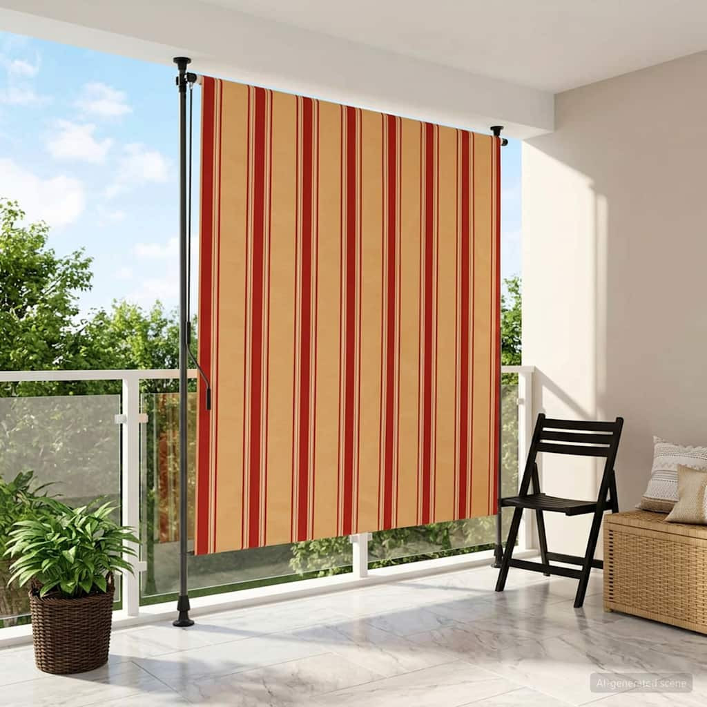vidaXL Outdoor Rollo Mehrfarbig 100 x 270 cm