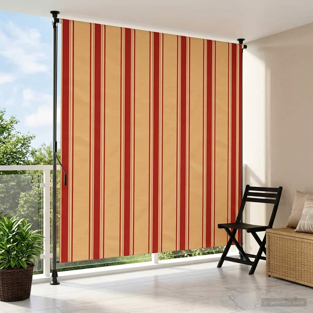 vidaXL Outdoor Rollo Mehrfarbig 120 x 270 cm