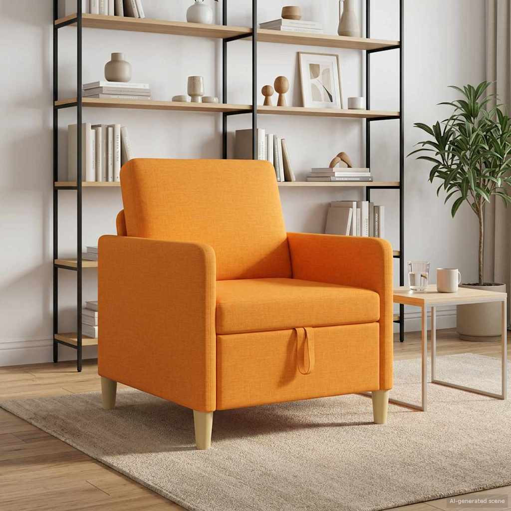 vidaXL Sofa mit Stauraum Dunkelgelb 72 x 78 x 87 cm Polyester