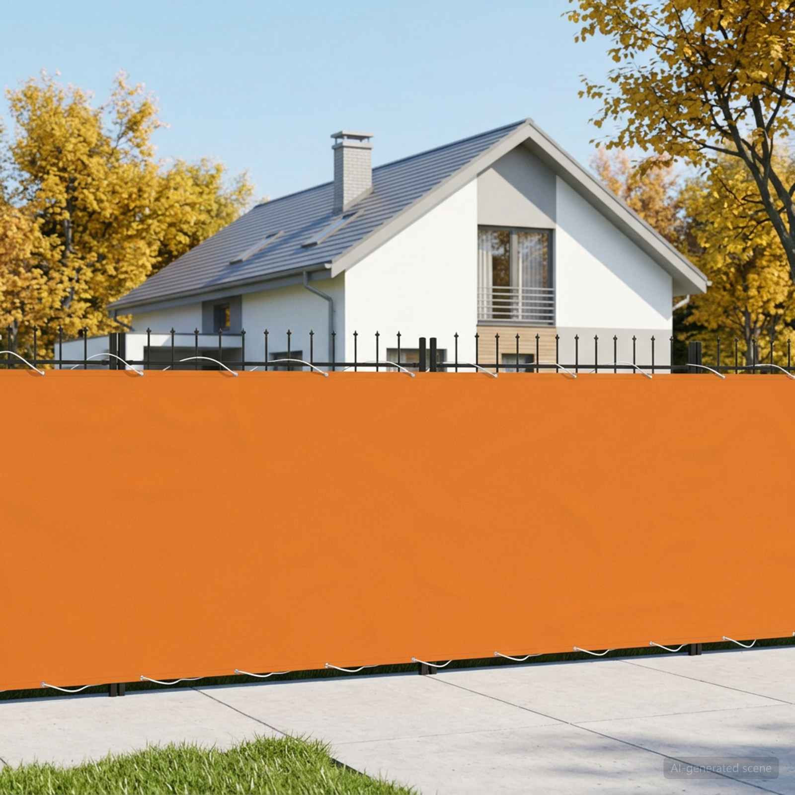 vidaXL Balkon Sichtschutz 150 x 1000 cm Stoff mit PU-Beschichtung