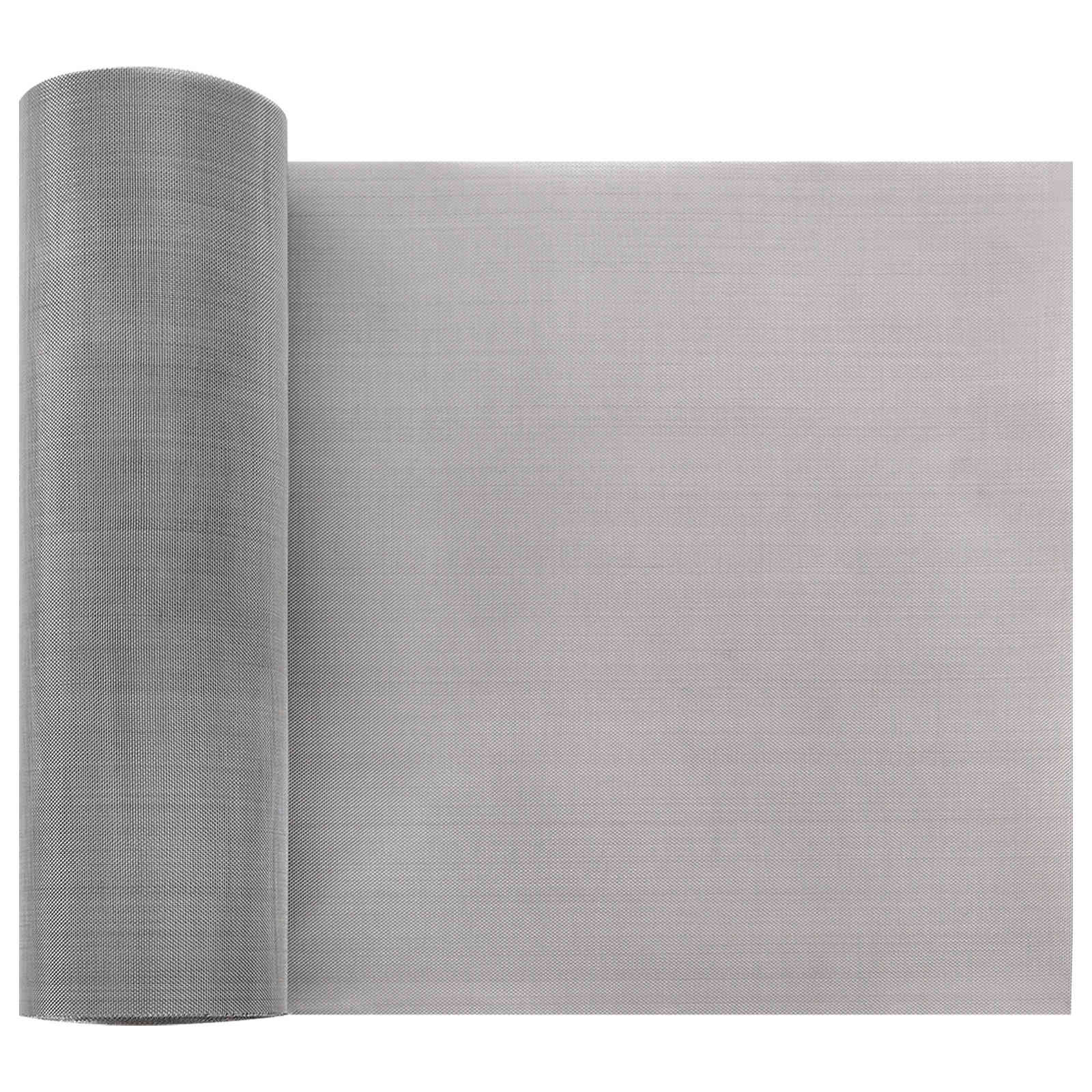 vidaXL Mesh Bildschirm 20 x 500 cm 60 Mesh Edelstahl 201 Silber