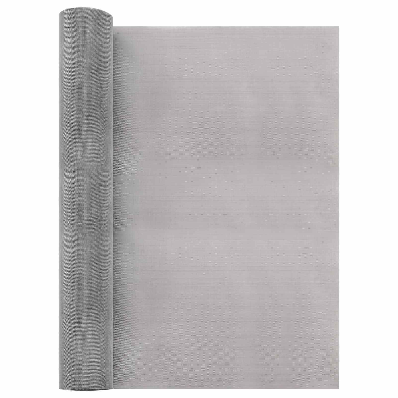 vidaXL Mesh Bildschirm 40 x 1000 cm 60 Mesh Edelstahl 201 Silber