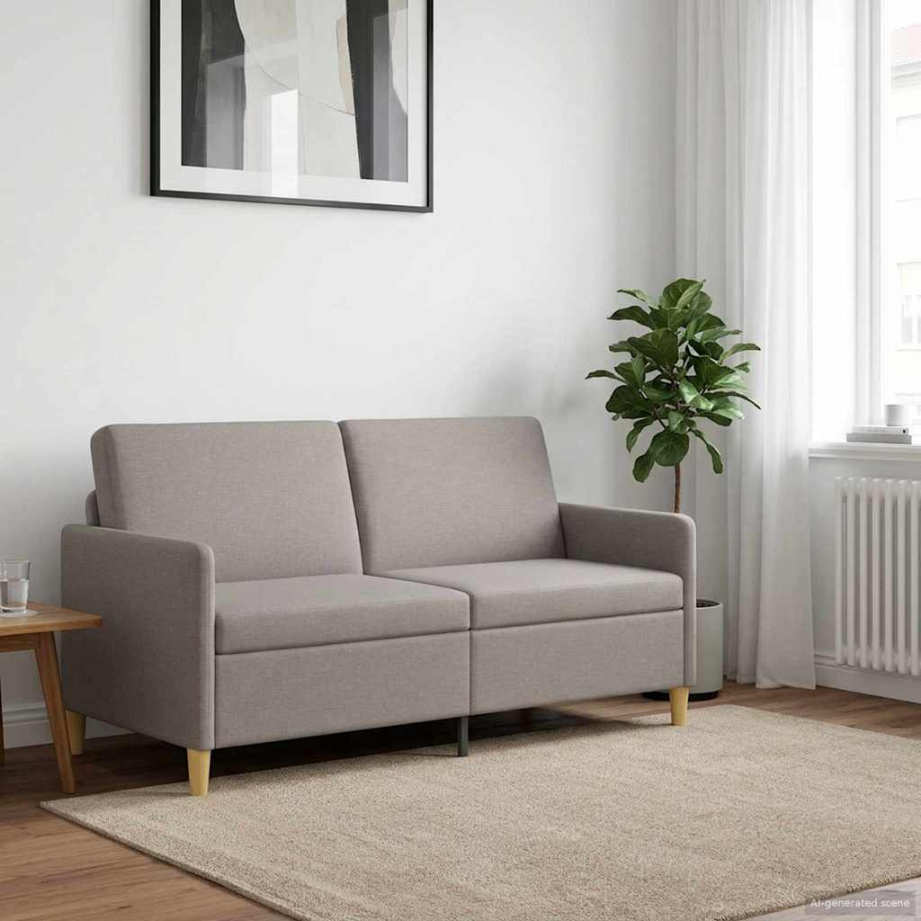 vidaXL Sofa mit Stauraum Taupe 172 x 78 x 87 cm Polyester